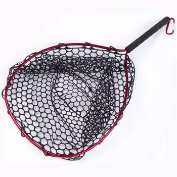 Подсачек для ловли в забродку Lucky John 63х42х33 силиконовый