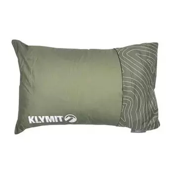 Подушка Drift Camp Pillow Regular зеленая (+ Антисептик-спрей для рук в подарок!)