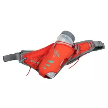 Поясная сумка для тренировок с 1-ой бутылкой в 500мл Green-Hermit CAVALARY 500. 135г. 36х16см SUNGLOWORANGE, PR100926 (+ Антисептик-спрей для рук в подарок!)