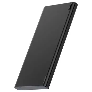 Портативное зарядное устройство Baseus Choc Power Bank 10000mAh Black+Gray