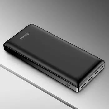 Портативное зарядное устройство Baseus Mini JA Fast charge power bank 3A 30000mAh Черный