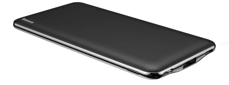 Портативное зарядное устройство Baseus Simbo Smart Power Bank 10000mAh Black