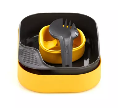 Портативный набор посуды CAMP-A-BOX® LIGHT ORANGE NEW, W20262 (+ Антисептик-спрей для рук в подарок!)