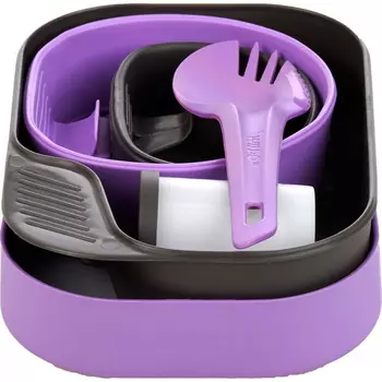 Портативный набор посуды Wildo CAMP-A-BOX® COMPLETE LILAC, W10266 (+ Антисептик-спрей для рук в подарок!)