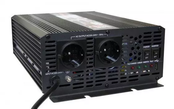 Преобразователь напряжения с ИБП и ЗУ AcmePower AP-UPS1000/12 (+ Автомобильные коврики в подарок!)