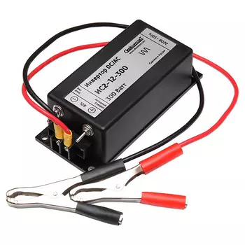 Преобразователь напряжения Сибконтакт ИС2-12-300 DC/AC, 12В/220В, 300Вт (+ Антисептик-спрей для рук в подарок!)