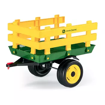 Прицеп Peg-Perego John Deere Stake-Side Trailer New (+ Защитный чехол СМЕШАРИКИ в подарок!)