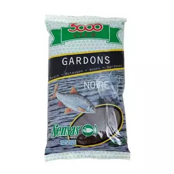 Прикормка Sensas 3000 Club GARDONS Noire 1кг