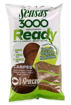Прикормка Sensas 3000 READY Carpes 1.25кг