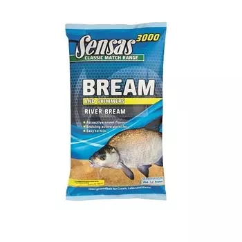 Прикормка Sensas 3000 RIVER BREAM 1кг