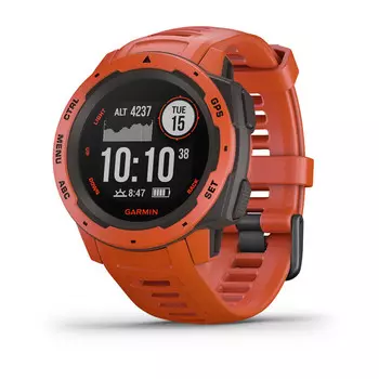 Прочные GPS-часы Garmin Instinct Flame Red