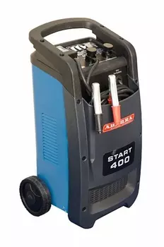 Профессиональное пуско-зарядное сетевое устройство Aurora START 400 BLUE 12/24В (+ Автомобильные коврики в подарок!)