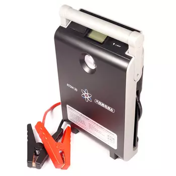 Профессиональное пусковое устройство AURORA ATOM 30 30000 мА/ч (12/24В) (+ Антисептик-спрей для рук в подарок!)