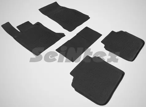 Резиновые коврики с высоким бортом Sintex для BMW 7 Ser G-12 4WD 2015-н.в.