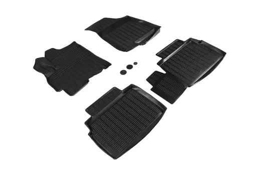 Резиновые коврики с высоким бортом Sintex для Chery Tiggo 7 2016-н.в.