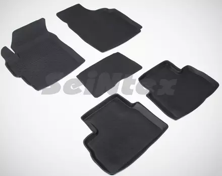 Резиновые коврики с высоким бортом Sintex для Daewoo Matiz II 2000-н.в.