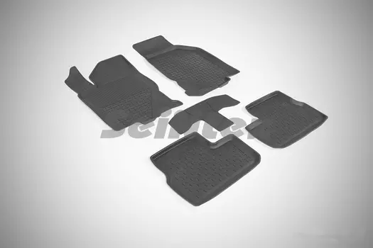 Резиновые коврики с высоким бортом Sintex для Datsun on-DO / mi-DO 2014-н.в.