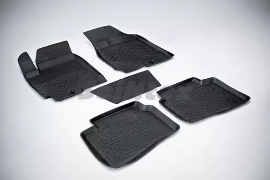Резиновые коврики с высоким бортом Sintex для KIA Cerato 2009-2013