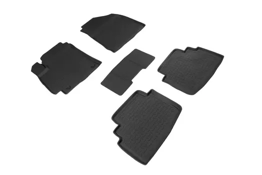 Резиновые коврики с высоким бортом Sintex для KIA Seltos 2019-н.в.