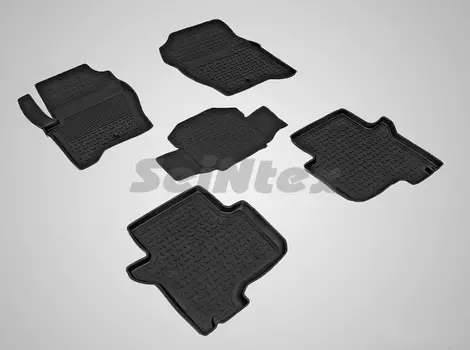 Резиновые коврики с высоким бортом Sintex для Land Rover Discovery III 2004-2009 / Discovery IV 2009-2017