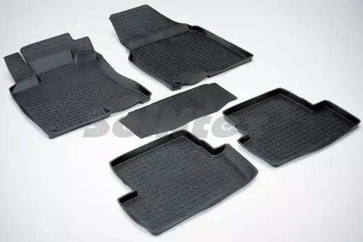 Резиновые коврики с высоким бортом Sintex для Nissan Qashqai 2007-2014