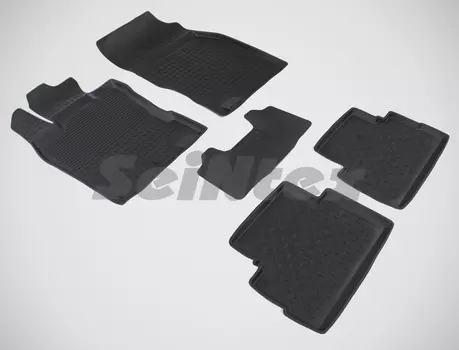 Резиновые коврики с высоким бортом Sintex для Nissan Qashqai II (английская сборка) 2014-2016