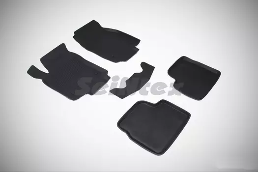 Резиновые коврики с высоким бортом Sintex для Opel Astra H (5d, 3d, Wagon) 2004-2015