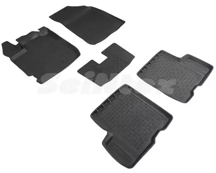 Резиновые коврики с высоким бортом Sintex для Renault Duster II 2021-н.в.