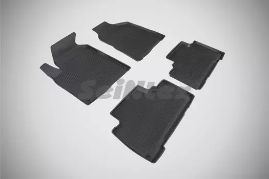 Резиновые коврики с высоким бортом Sintex для Ssang Yong Actyon new 2010-н.в.