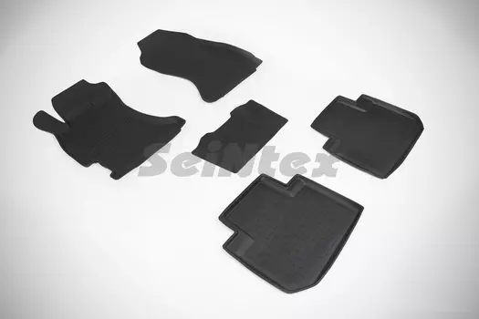 Резиновые коврики с высоким бортом Sintex для Subaru Forester IV 2012-2018