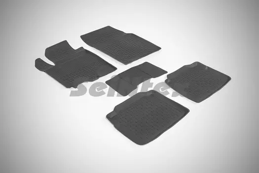 Резиновые коврики с высоким бортом Sintex для Suzuki SX4 II 2013-н.в.