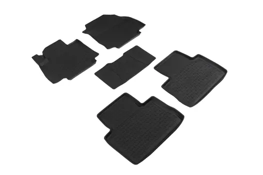 Резиновые коврики с высоким бортом Sintex для Toyota RAV 4 V МКПП 2019-н.в.