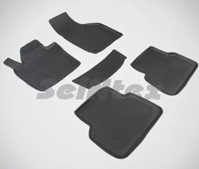 Резиновые коврики с высоким бортом Sintex для Volkswagen Tiguan 2010-2017