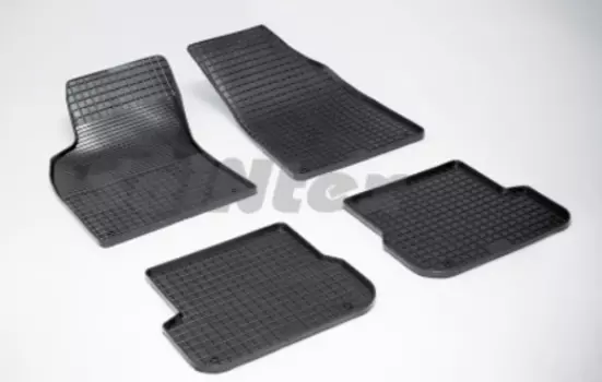 Резиновые коврики Сетка Seintex для AUDI A6 (C6) 2004-2011 (компл)
