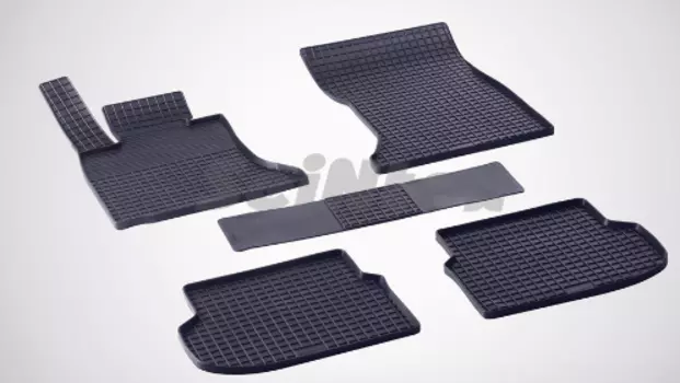 Резиновые коврики Сетка Seintex для BMW 5 Ser F-10 2009-13 (компл)