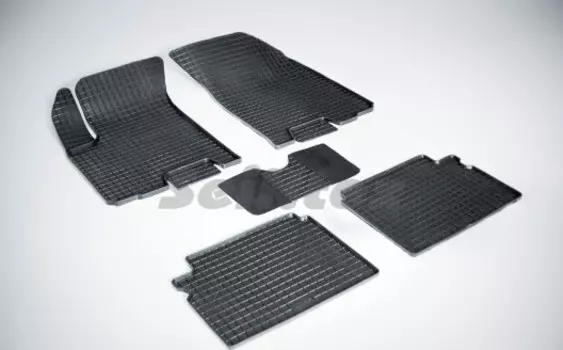 Резиновые коврики Сетка Seintex для CHEVROLET AVEO 2003-2012 (00266)