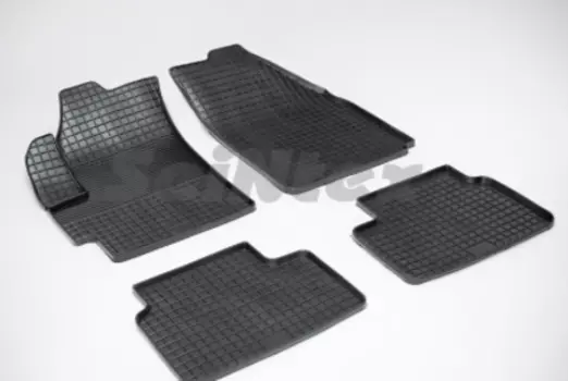 Резиновые коврики Сетка Seintex для CHEVROLET SPARK 2005-2009 (компл)
