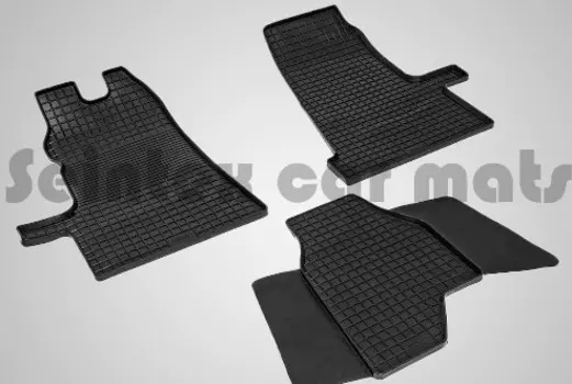 Резиновые коврики Сетка Seintex для FORD TRANSIT 2006- (83396)