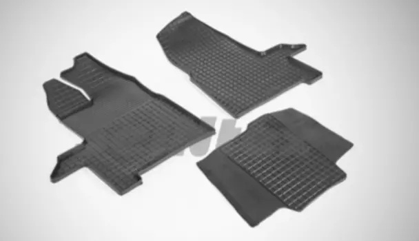 Резиновые коврики Сетка Seintex для FORD TRANSIT 2014- (компл)