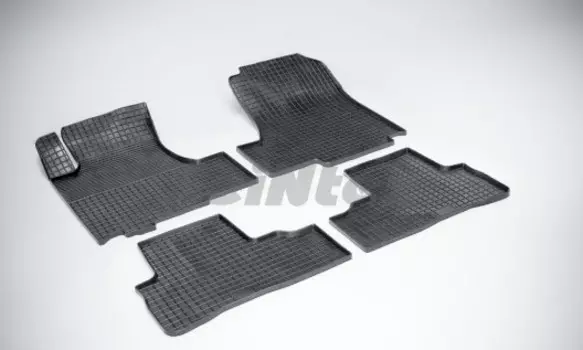 Резиновые коврики Сетка Seintex для HONDA CR-V III 2006-2012 (00531)