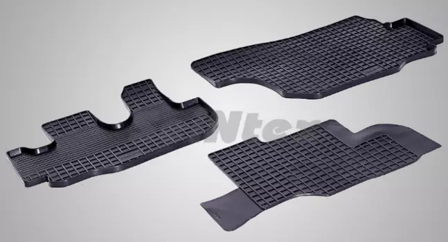 Резиновые коврики Сетка Seintex для HYUNDAI HD (компл)