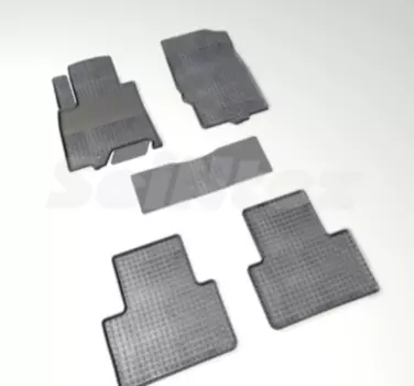 Резиновые коврики Сетка Seintex для INFINITI QX50 2015- (компл)