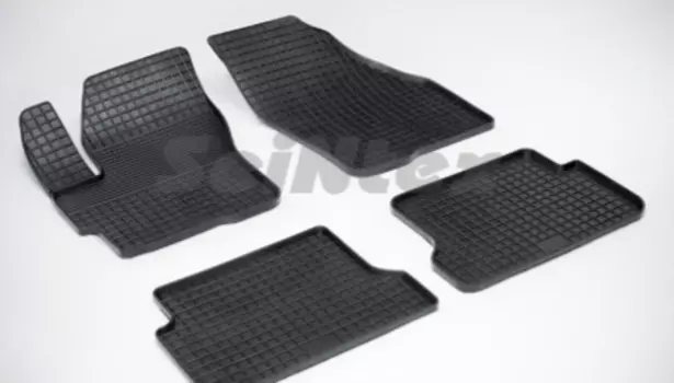 Резиновые коврики Сетка Seintex для MAZDA 3 (компл)