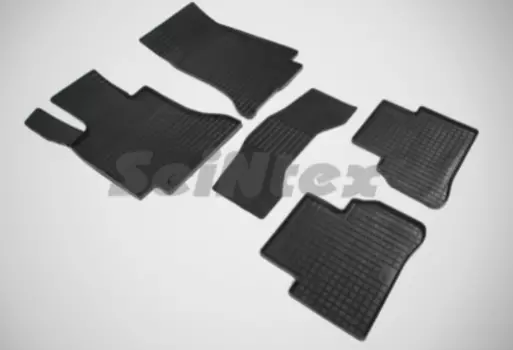 Резиновые коврики Сетка Seintex для MERCEDES C-Class W205 (компл)
