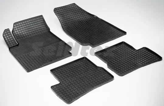Резиновые коврики Сетка Seintex для Nissan Micra (K12) 2003-2010 (00489)