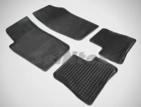Резиновые коврики Сетка Seintex для PEUGEOT 206 (компл)