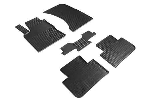 Резиновые коврики Сетка Seintex для Porshe Macan I rest 2019-н.в. (96152)