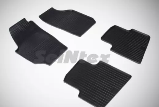Резиновые коврики Сетка Seintex для SKODA ROOMSTER (00525)