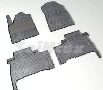 Резиновые коврики Сетка Seintex для TOYOTA LAND CRUISER 200 (компл)