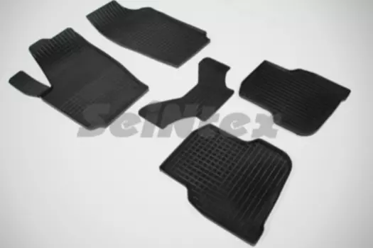 Резиновые коврики Сетка Seintex для VOLKSWAGEN POLO SEDAN V (компл)